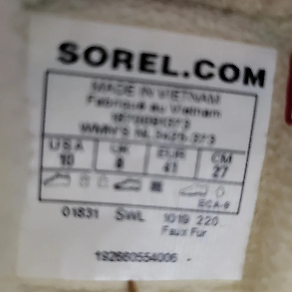 SOREL Women's Tivoli IV Camel Brown Waterproof Suede Winter Snow Boots Size‎ 10